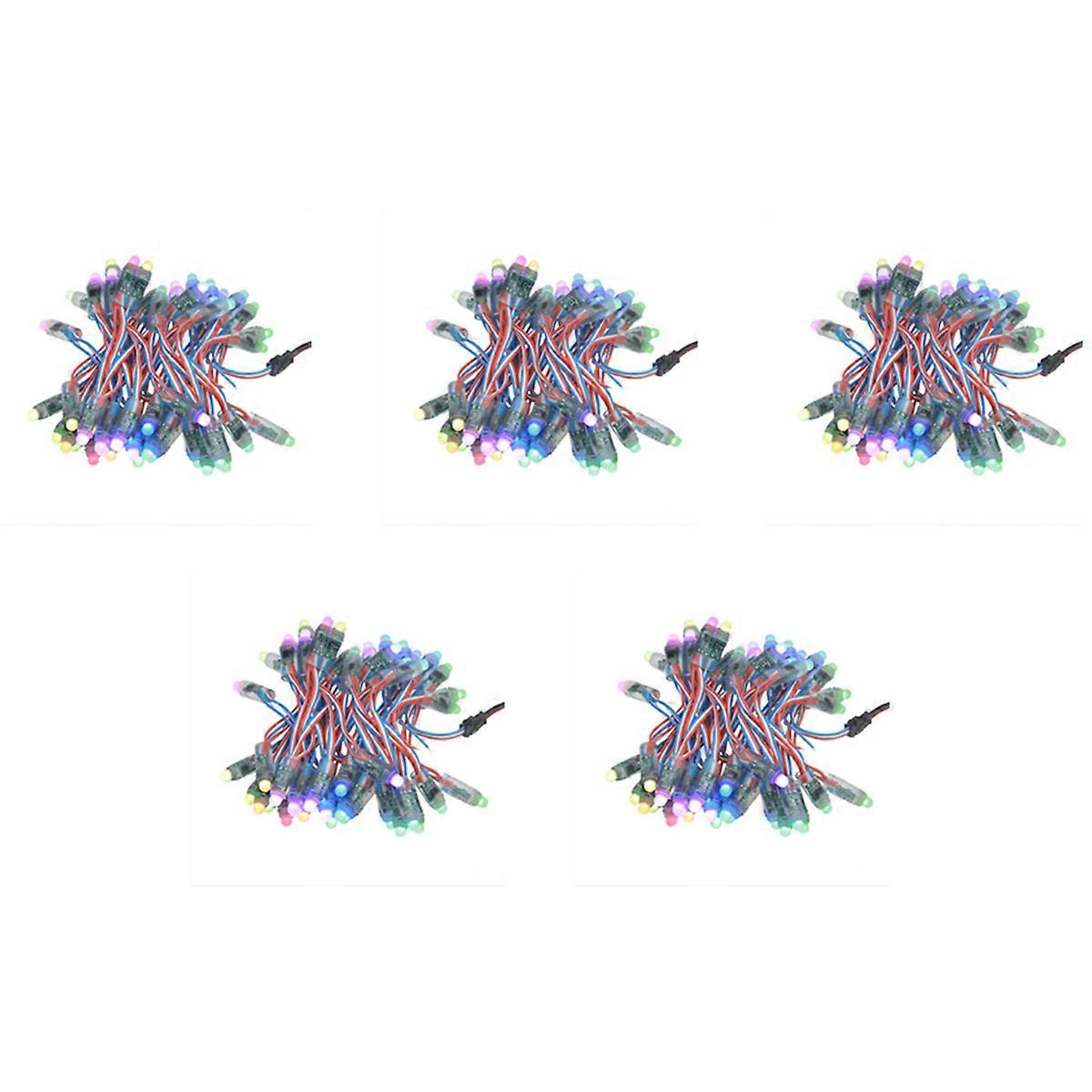 250Pcs WS2811 RGB LED Pixels Light Individually Addressable 12mm Diffused Digital Full Color LED Pix