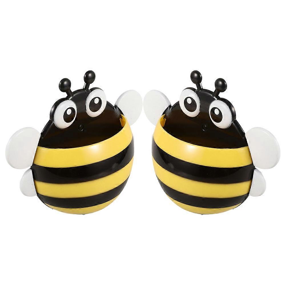Bee Shaped Magnetic Dry Erase Marker Holder 2pcs, Space Saving Pen Organizer for Whiteboard, Fridge, Locker, Home, Office, School