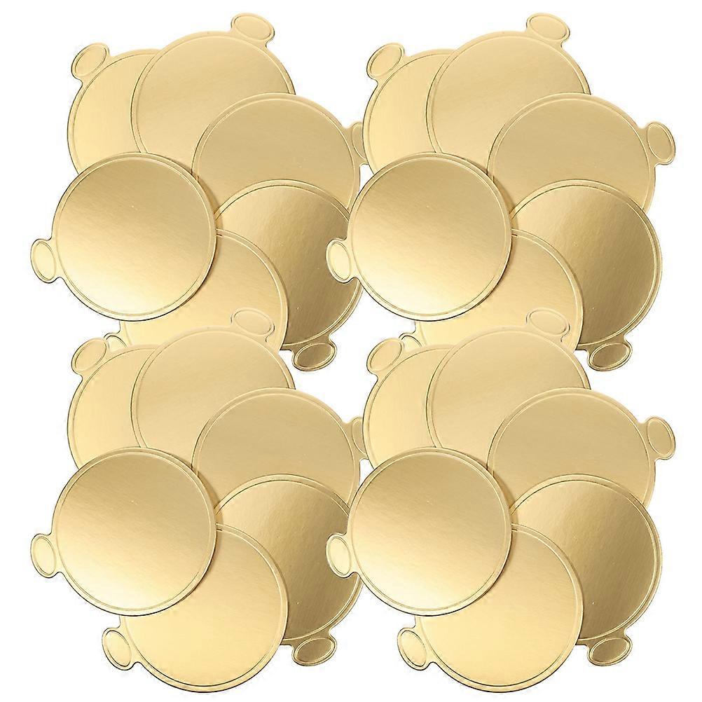 Recyclable 200 Sheet Cake Display Trays Food Grade Paper Bases for Weddings, Birthdays, and Parties Thickened Practical Holders