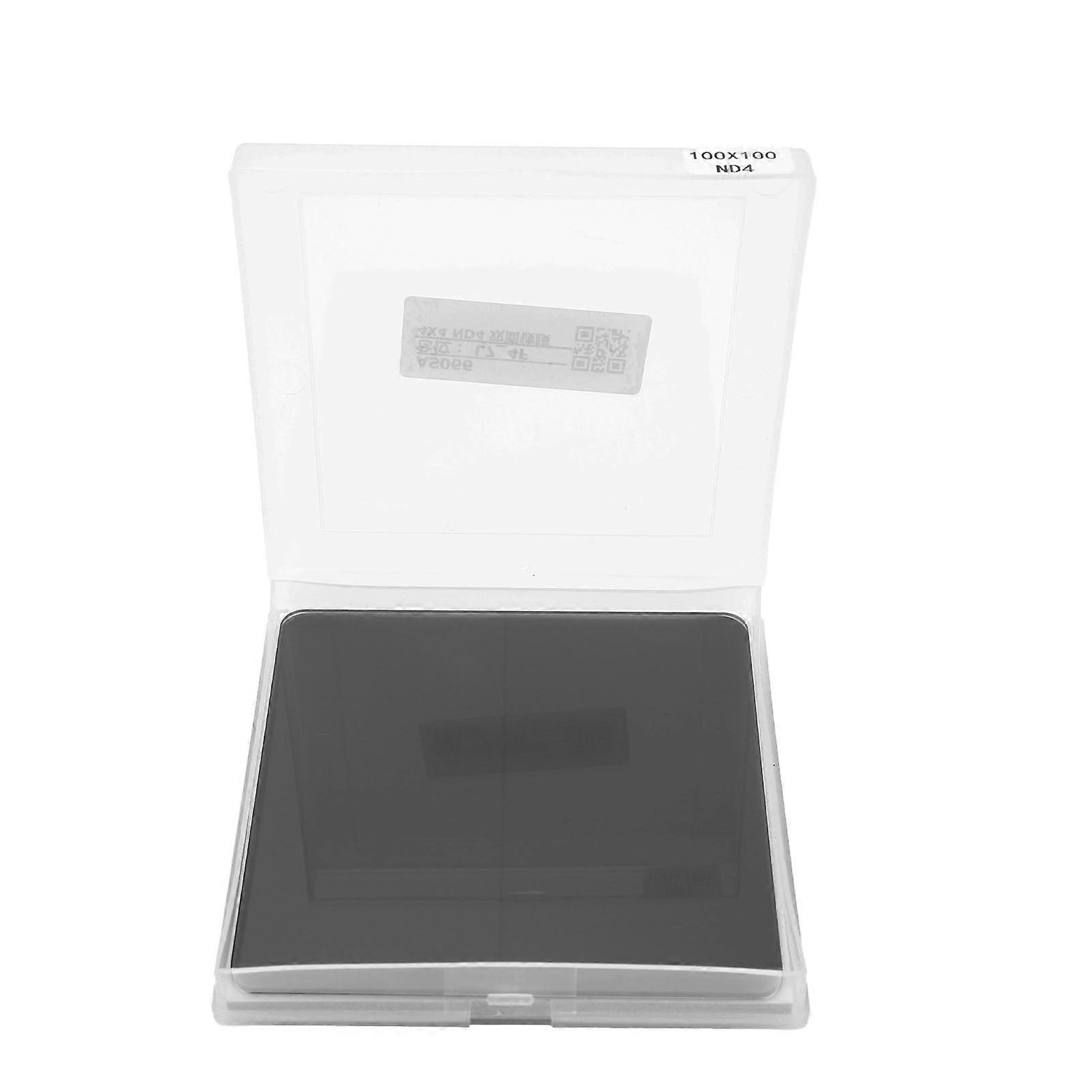 100x100mm Square ND Filter Multi Layer Coating Neutral Density Filter for Photography 2mm Thickness ND8