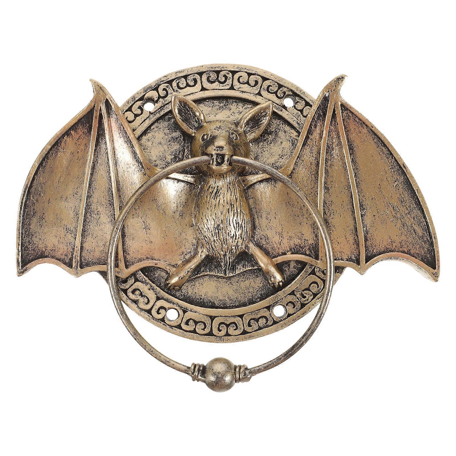 Durable Decorative Bat Door Knocker for Front Door – Functional and Easy to Install Household Door Knocker for Visitor Announcement