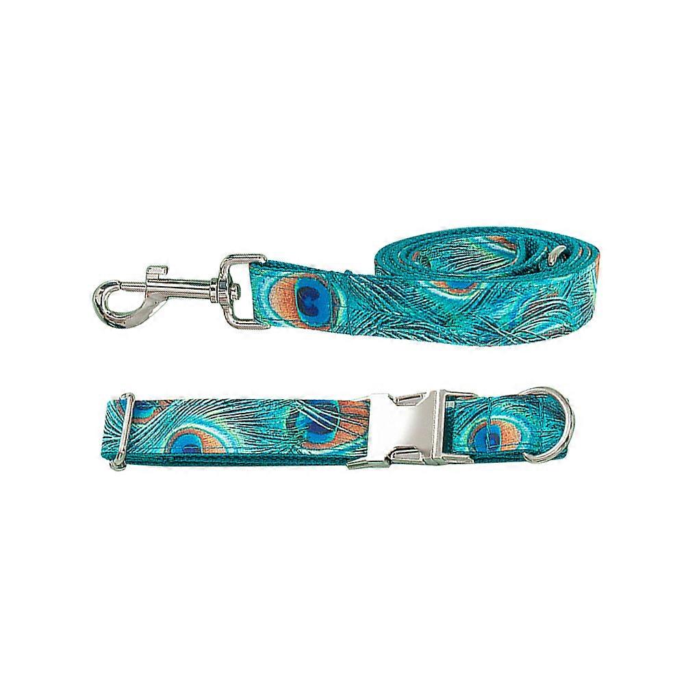Pet Supplies Nylon Leash For Small Dogs 2Pcs Breathable Traction Rope Walking XS (1 Collar + 1 Leash)