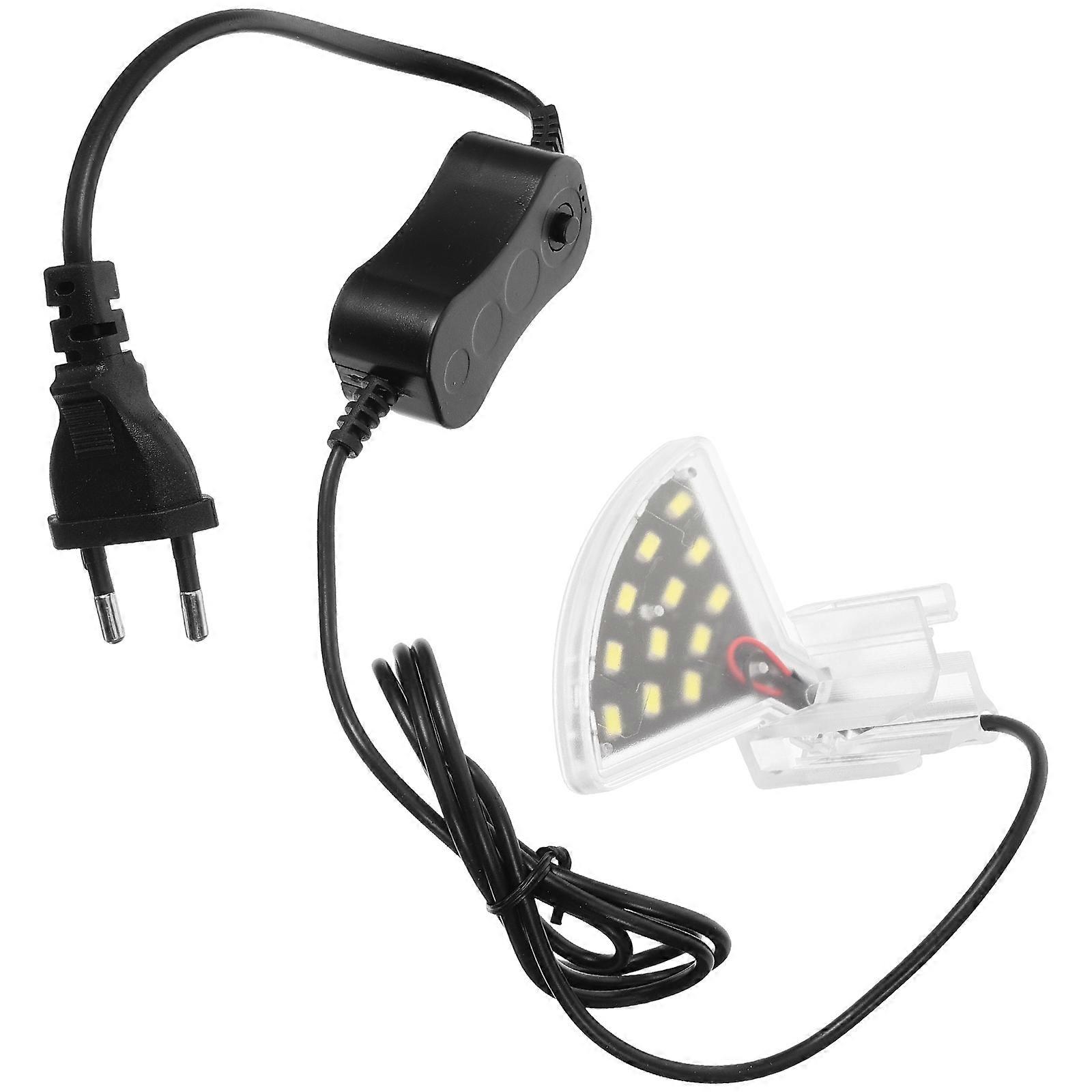 Aquarium Lamp With Fan-shaped Design For Fish Tank Household Use 1Pcs
