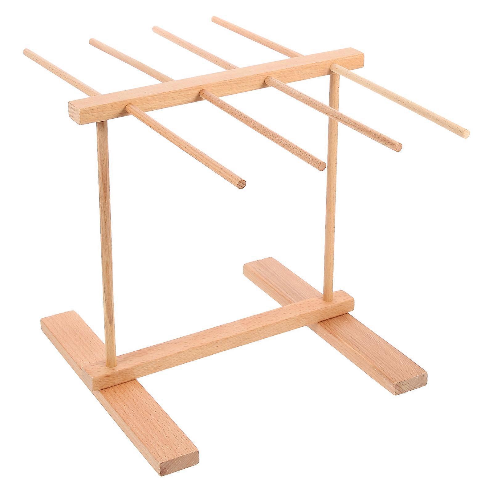 Pasta Drying Rack for Home Use Sturdy and Easy to Assemble Khaki 12.5 x 8.3 x 19.7 inches