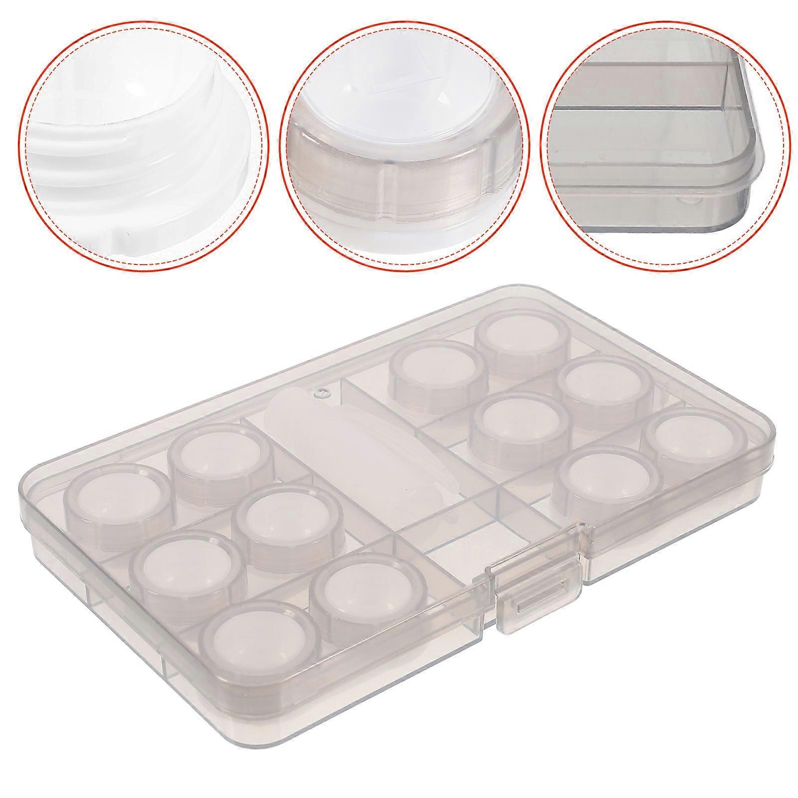 Contact-Lens Case Portable Lens Box Home Use Sealed Prevent Leakage 6Set