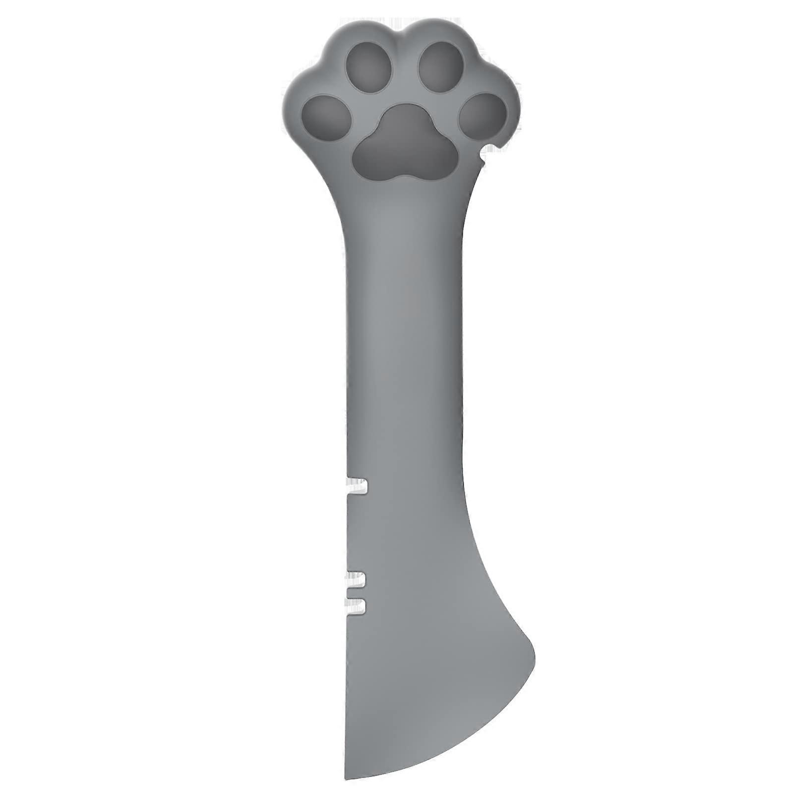 Cute Cat Shape Silicone Spoon for Pet Food Cans, Mini Spatula, Small Jar Opener, Durable Feeding Tool