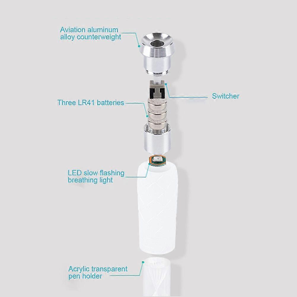 LED المتداول الإصبع الدورية القلم مضيئة قلم حبر جاف غير قابل للانزلاق لتخفيف الضغط قلم التقليب للوازم الترفيه الطلابية المكتبية
