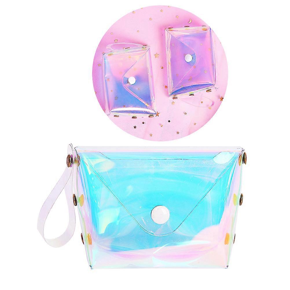 Transparent Plastic Coin Purse for Storage Use Portable and Lightweight 1 Piece