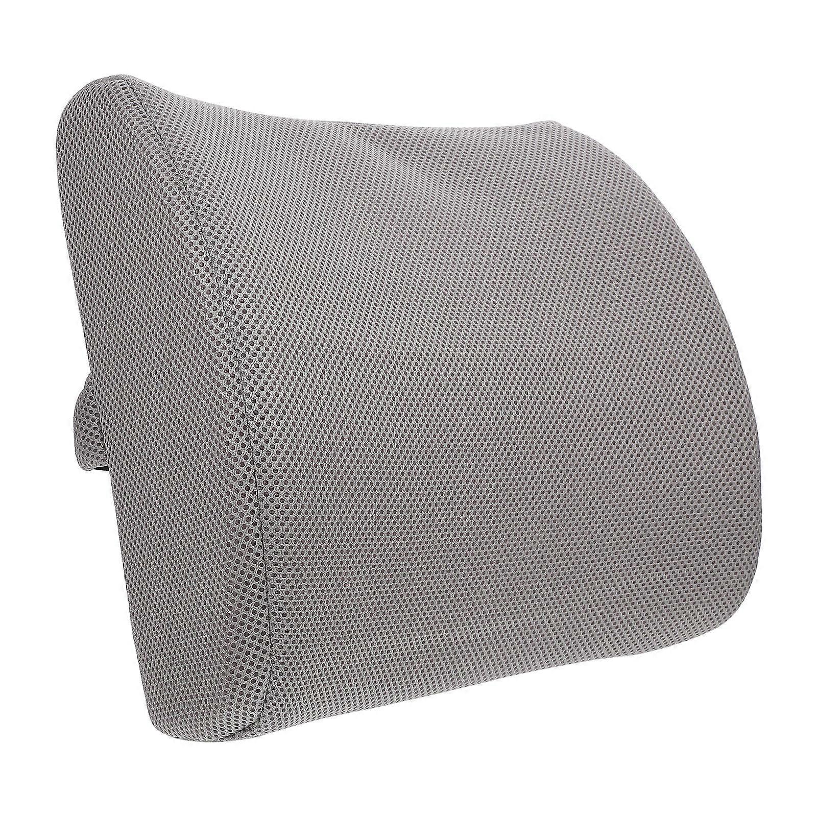 Lumbar Support Cushion For Car Light Grey Professional 1Set Ideal For Drivers Maintain Comfort While Driving Long Distances