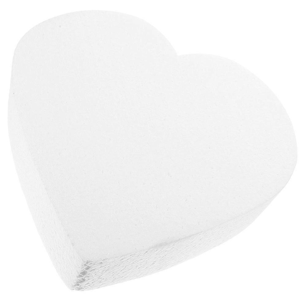 Foams Cake Model Heart Shaped for DIY White Cake Dummy Display