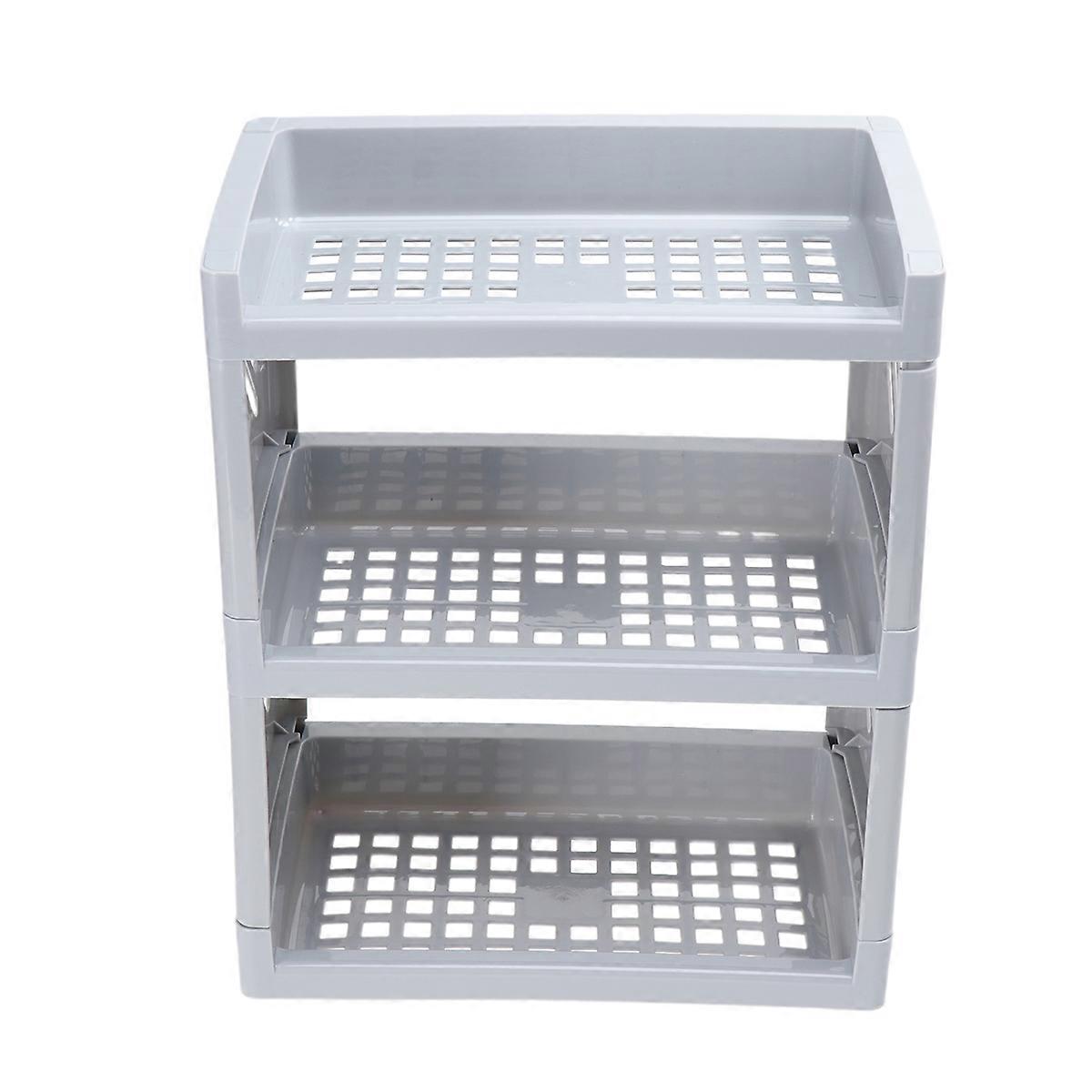 Green Multi Layer Storage Box for Cosmetics and Makeup Accessories PP Material Keep Desk Organized