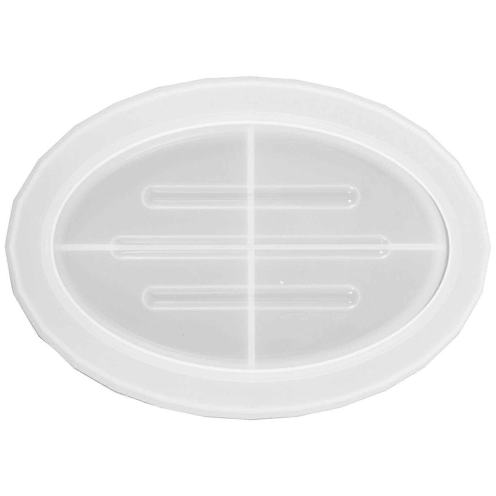 Silicone Jewelry Organizer for DIY Crafts with High Transparency Easy to Use and Clean White
