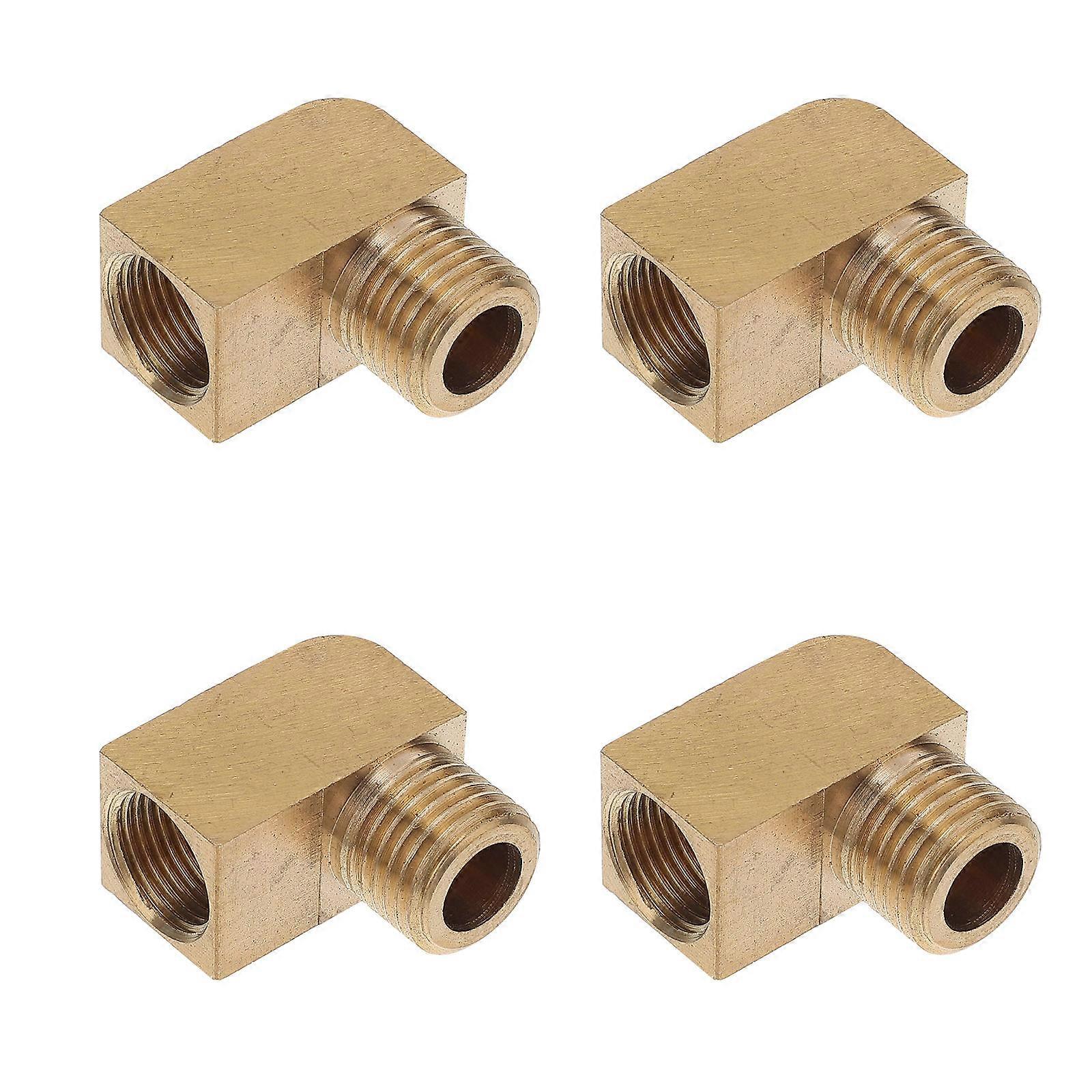 Durable Brass Elbow Connector for Home Use with Excellent Craftsmanship and Performance 4pcs