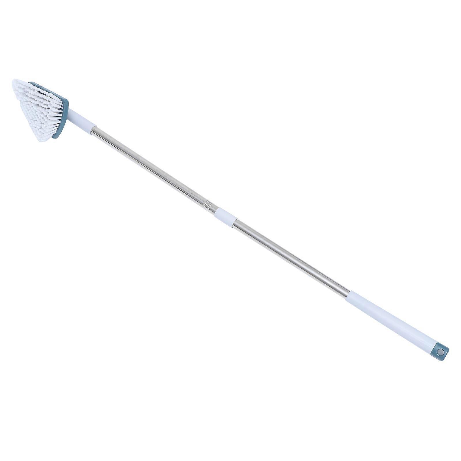 Durable Floor Brush with Long Handle Sturdy Broom for Easy Kitchen, Bathroom Cleaning and Tile Grout Scrubbing