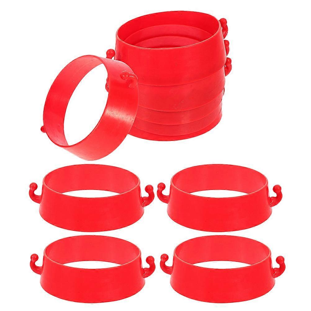 10Pcs Traffic Cones Connector For Parking Barriers Prevents Cone Displacement Suitable For Construction Sites And Road Safety