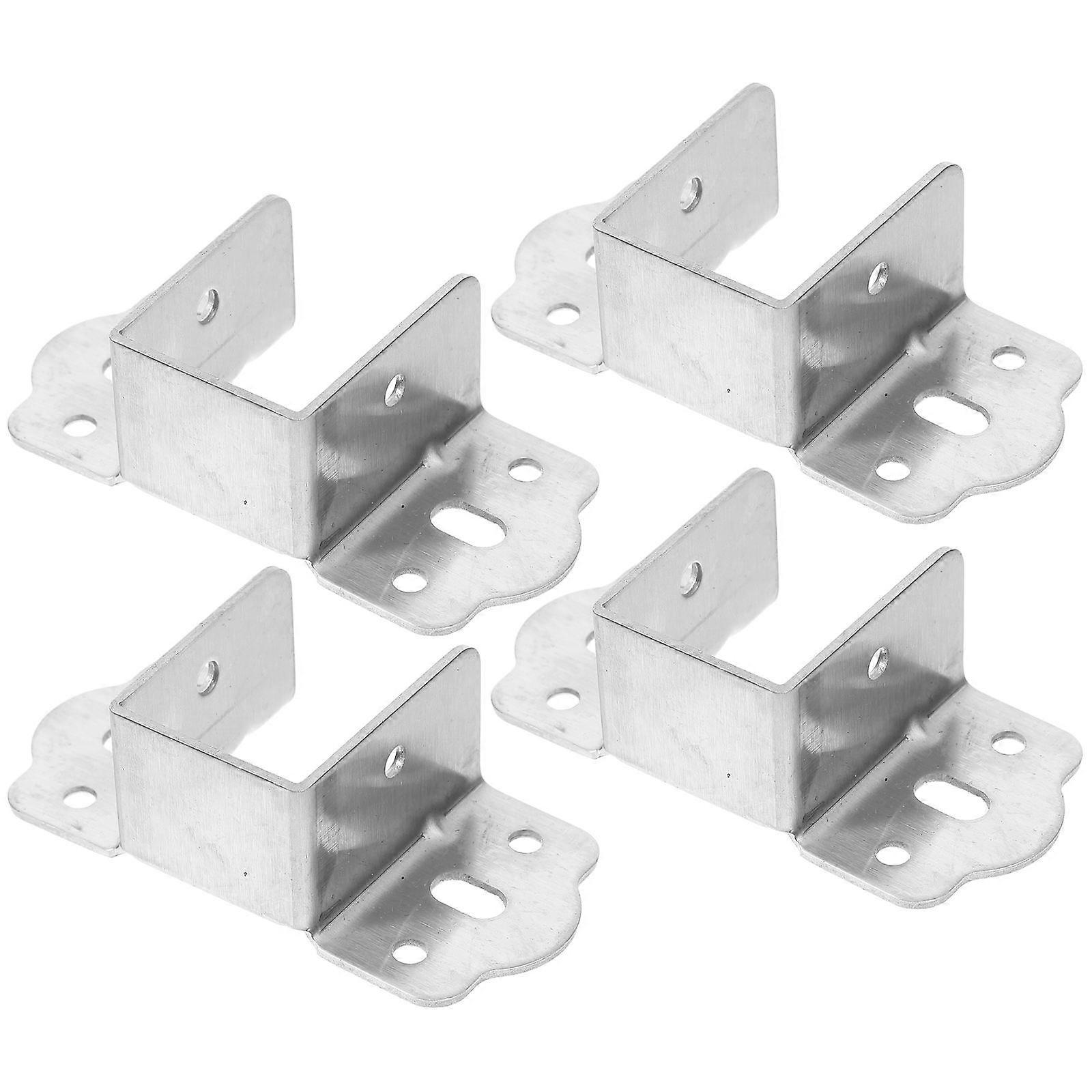 Sturdy Bed Frame Holder with Precision Design for Easy Installation Stainless Steel Silver Versatile Compatibility