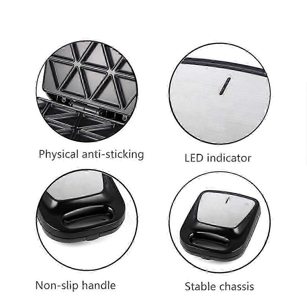 Paninis Sandwich Maker Breakfast Sandwich Maker EU Plug hwy