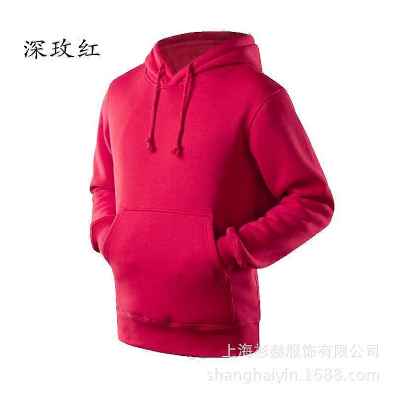 Gebürsteter Erwachsener Kapuzenpullover Pullover Herren Fleece-gefütterter Herren-Hoodie Gesticktes gedrucktes Logo