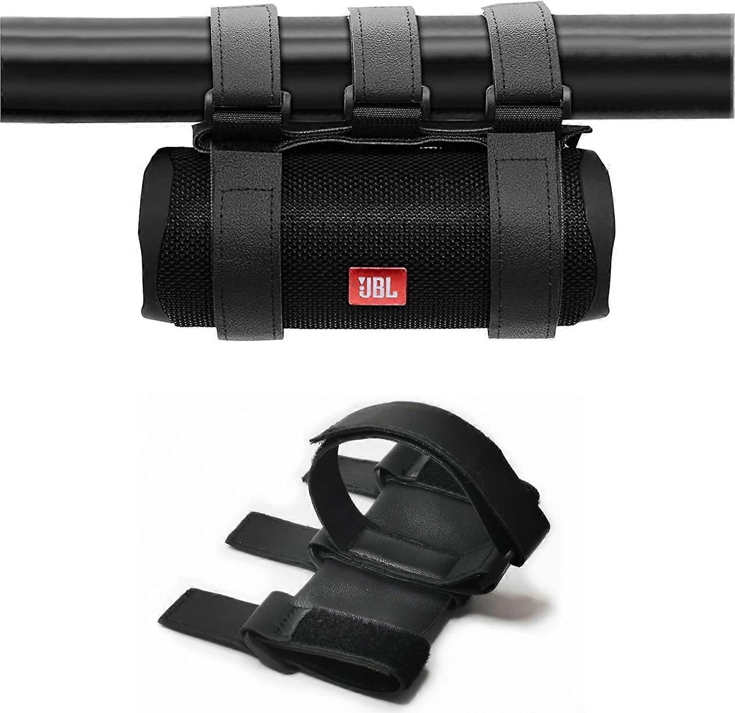 Bicycle Speaker Holder - Portable Bluetooth Speaker Mount for MTB, Road Bike, and Golf Cart - Adjustable Fixed Strap Design