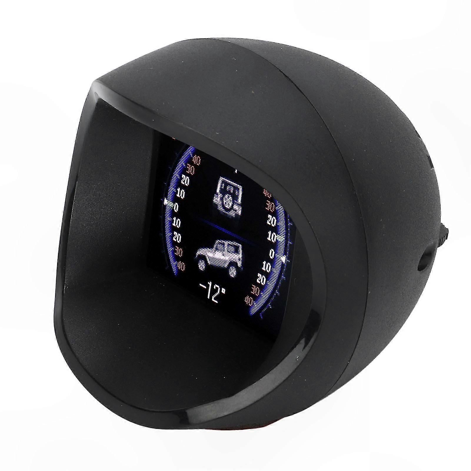 Universal Car GPS HUD with Compass Speedometer RPM Alert Inclinometer for Cars SUVs RVs