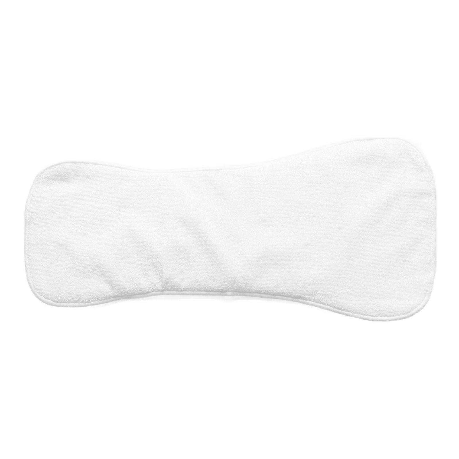 Four-layer Washable Nappy Foldable Water Absorption Diaper Reusable Napkin for Adults The Old (White)