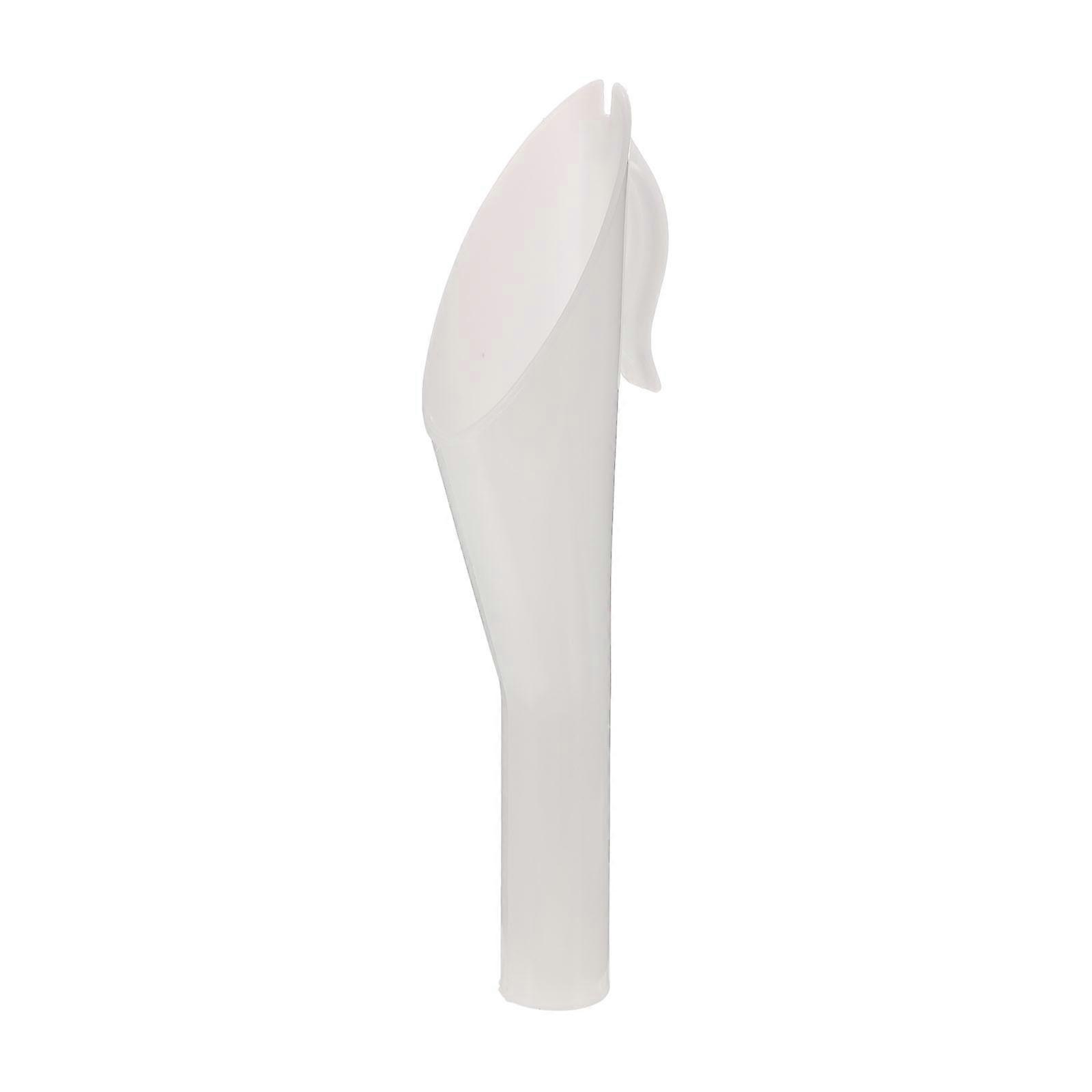 Plastic Fuel Funnel for Car Use White Safe Durable with No Leakage Design 1 Set