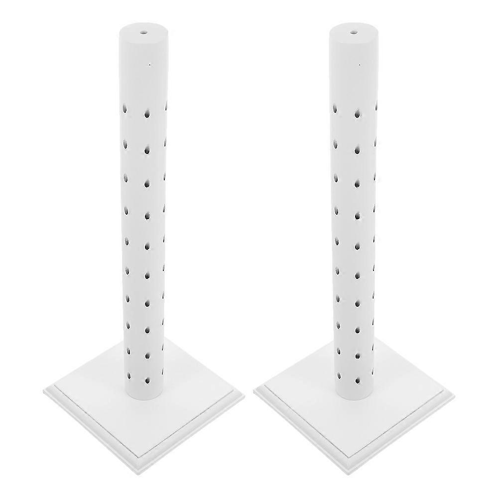 Wooden Lollipop Stand Holder 2 Sets Multi Tier Candy Display Rack for Retail, Dessert Tables, Weddings, and Birthday Parties – Sturdy & Attractive