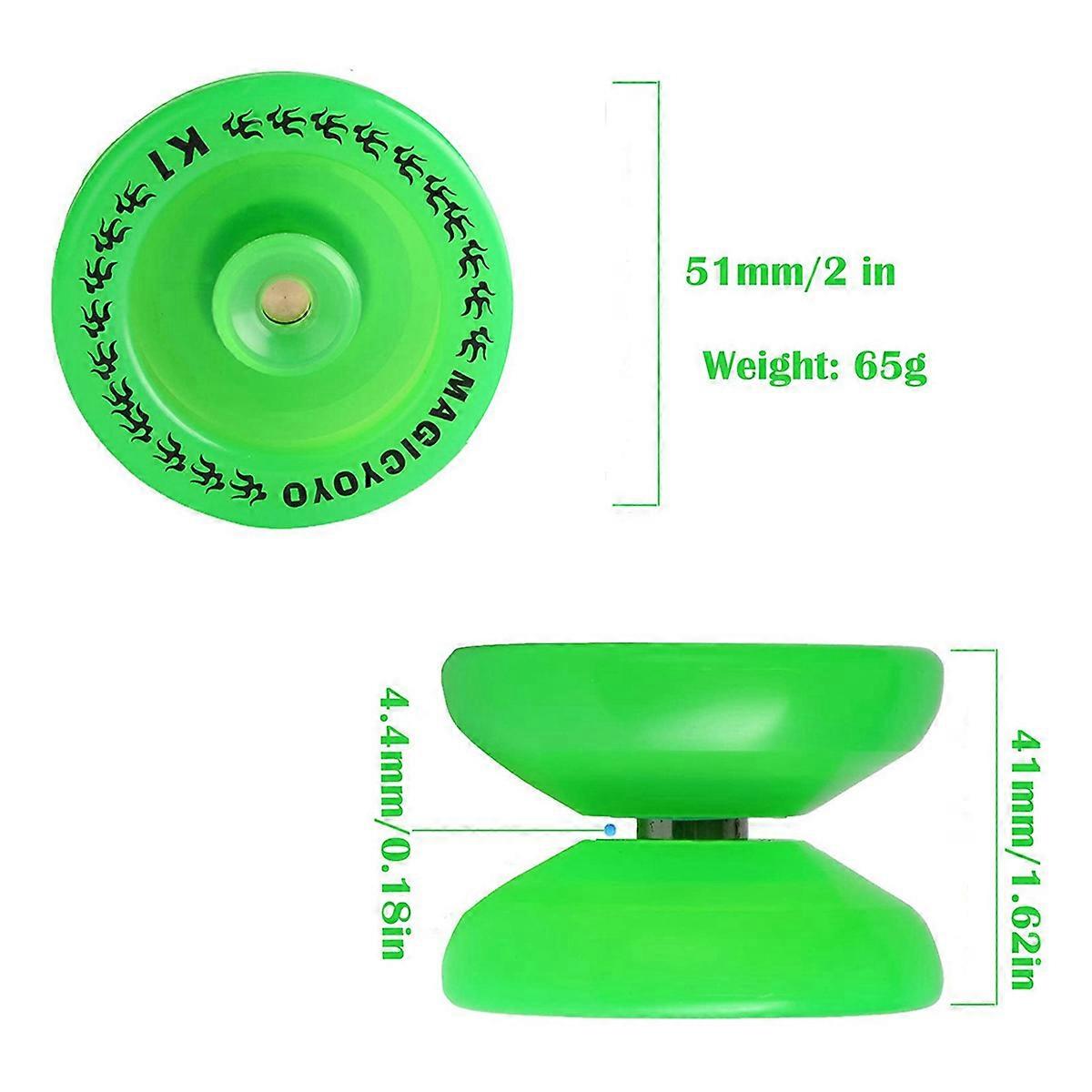 Responsive YoYo K1-Plus with Yoyo Sack + 5 Strings and Yo-Yo Glove Gif
