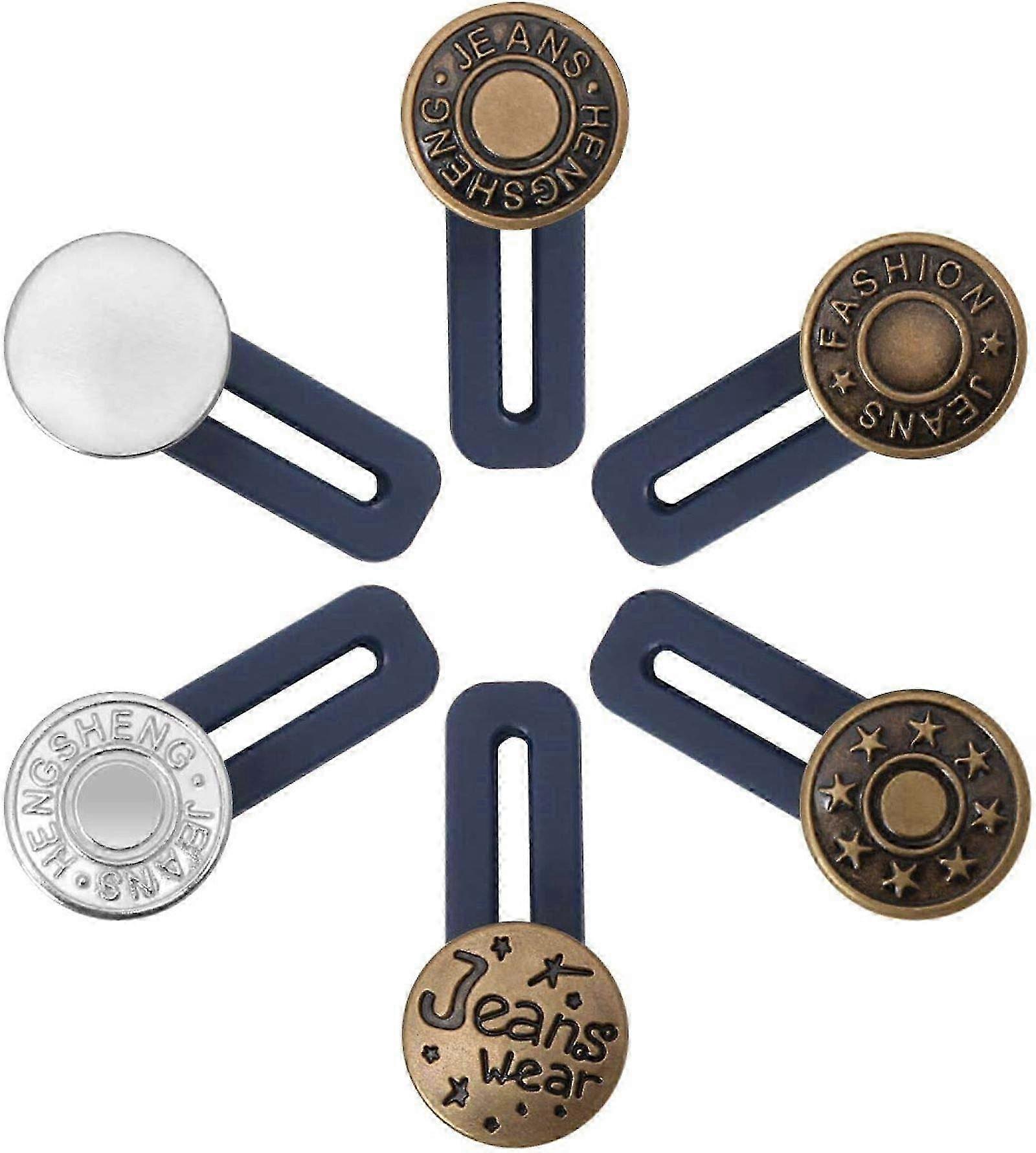 6 PCS Pants Extender Button Waistband Extender Buttons for Men and ...