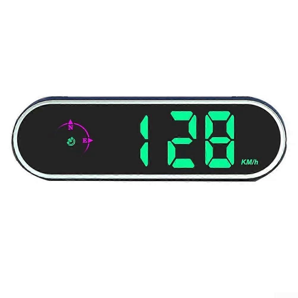Car Digital GPS HUD Speedometer Head Up Display With Compass 7 Color Options KMH MPH Auto On/Off USB Cable for Dashboard