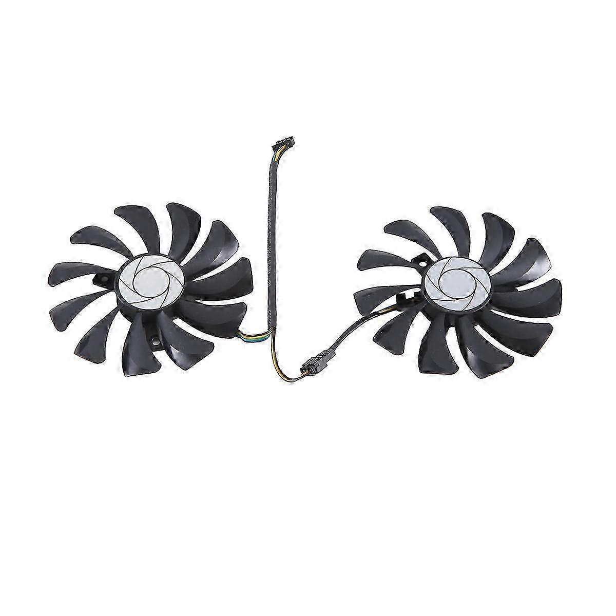 New 1 Pair Graphics Card Fan 85Mm Ha9010H12F-Z 4Pin Cooler Fan