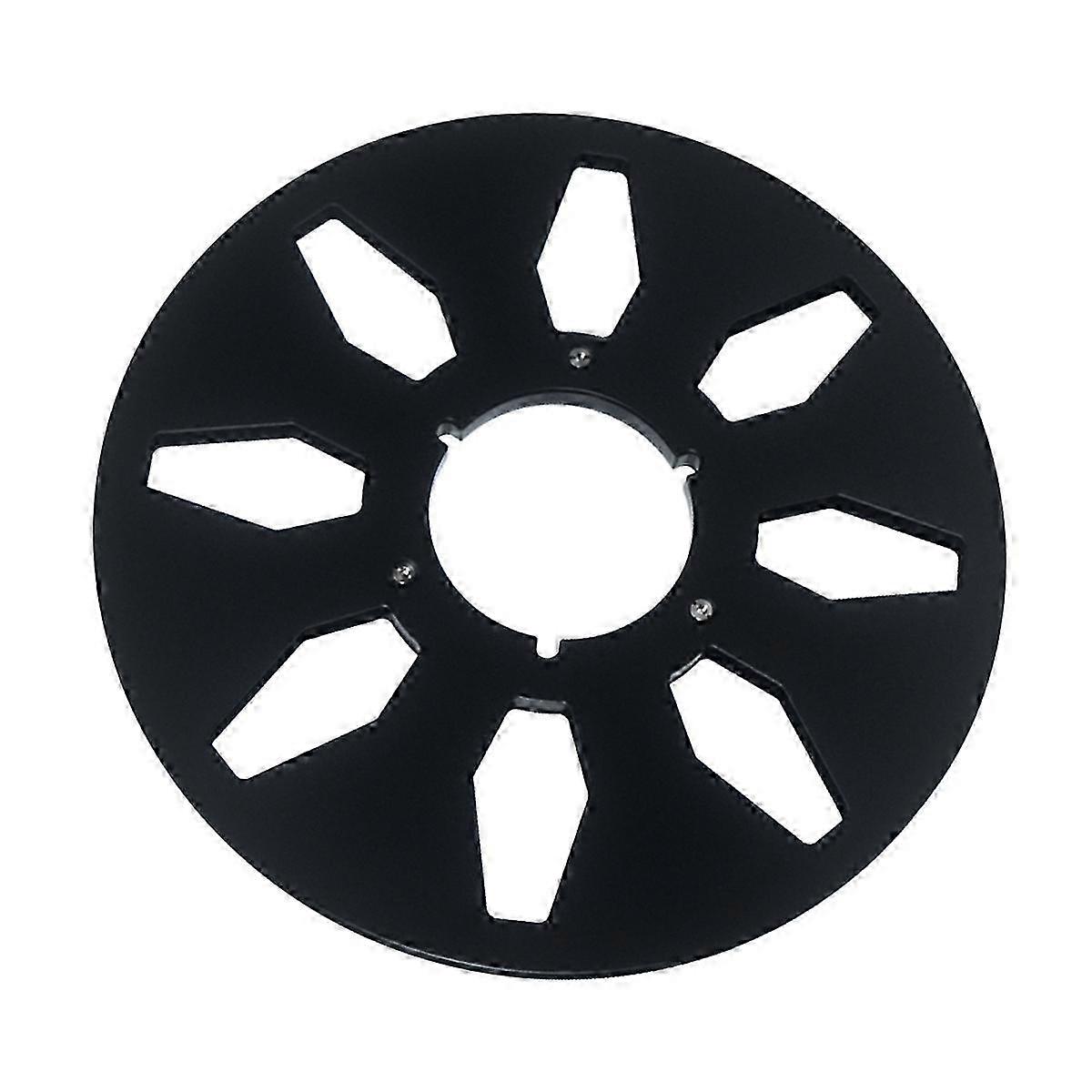 Empty Tape Reel Aluminum Alloy Reel Tape Recorder Accessories Black