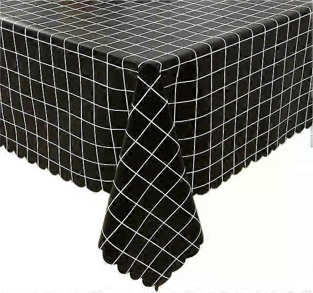 Waterproof tablecloth, resistant to oil and liquid stains, protects the tabletop and is easy to maintain