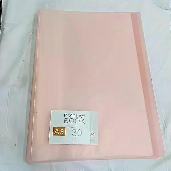 Diamond painting portfolio organizer, A3 pink, materials are neatly arranged and easy to find