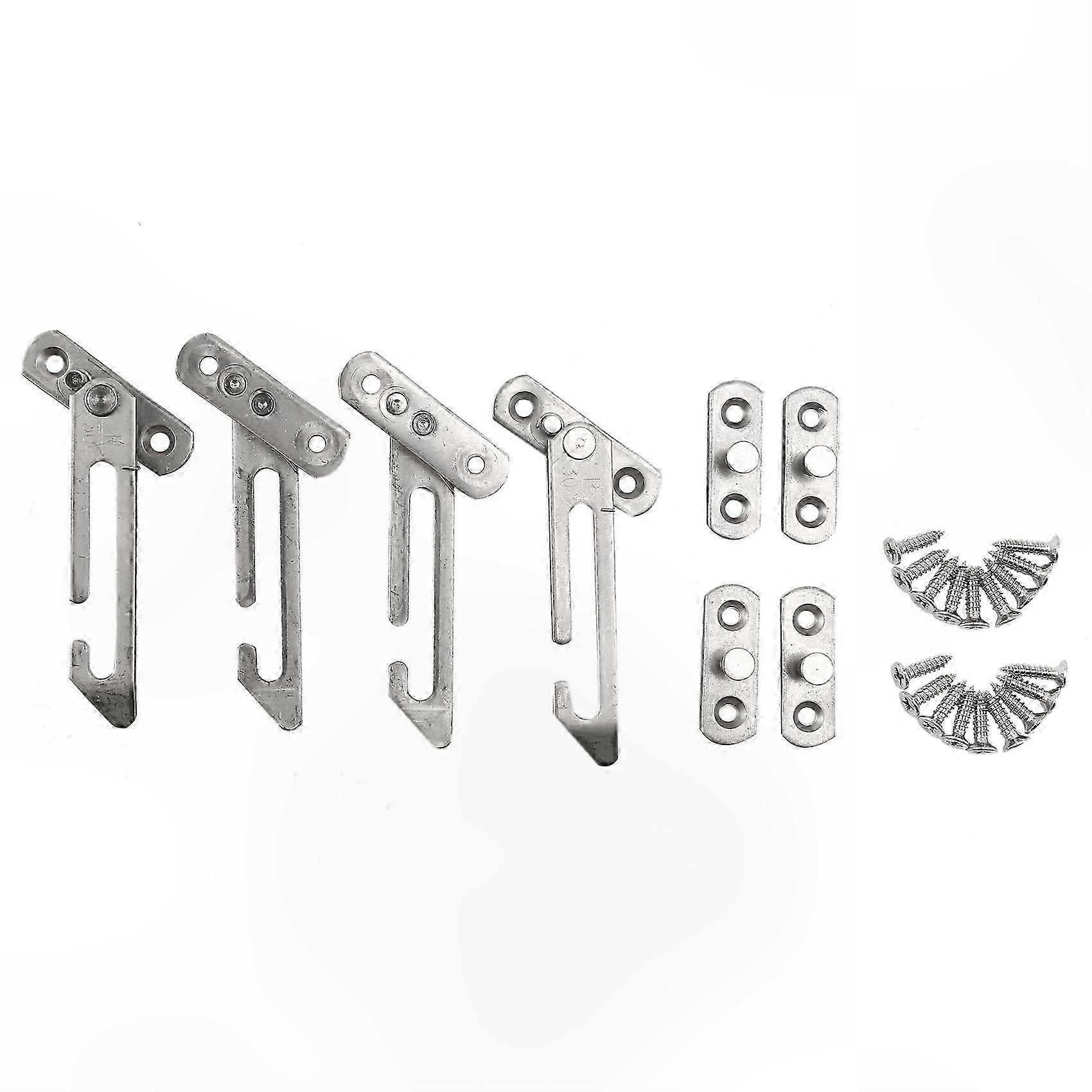 4-Pack Secure Window Locks for UPVC Frames with Mounting Screws Included