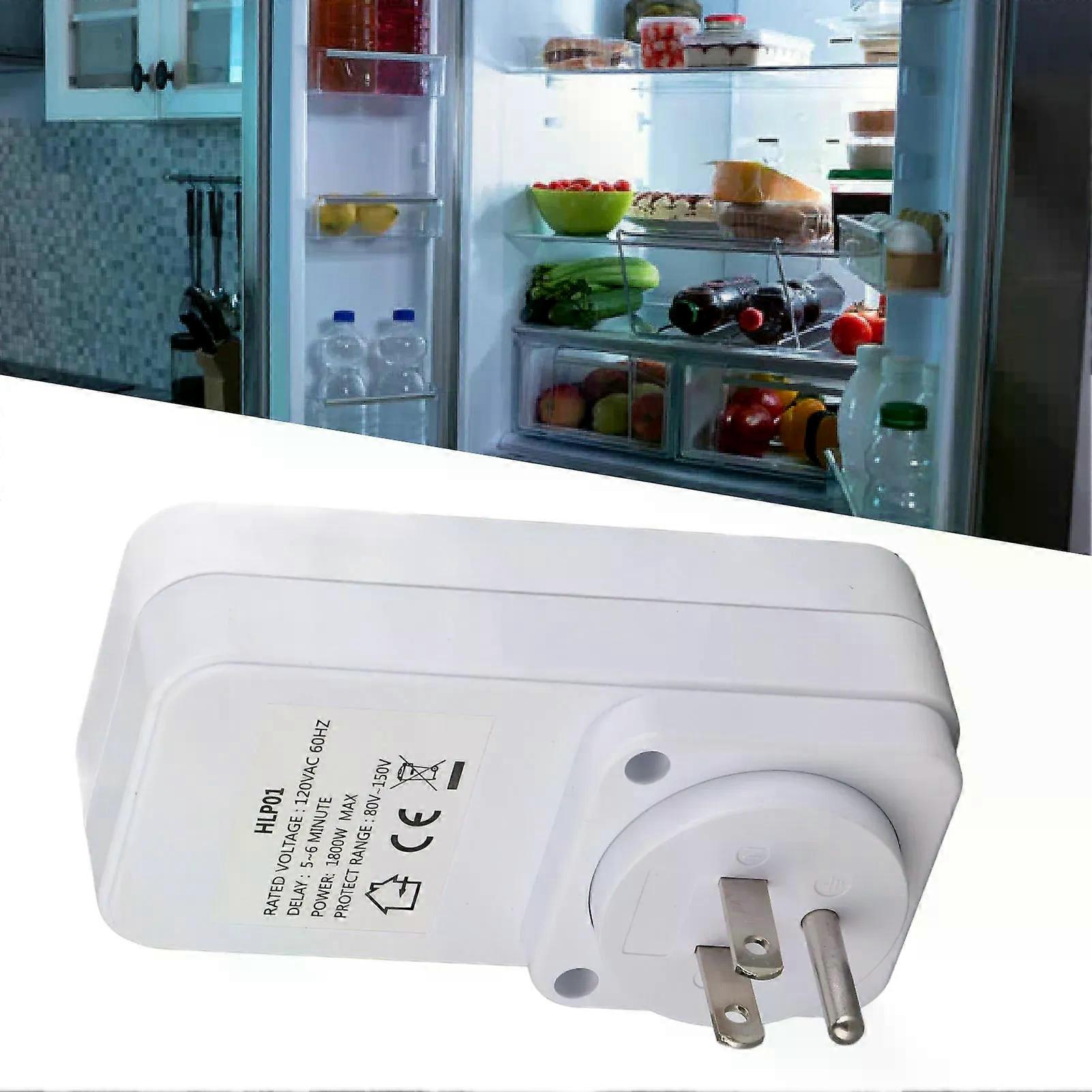 Refrigerator Voltage Protector Electric Multifunctional Washing Machine Protection Socket US Plug AC 120V
