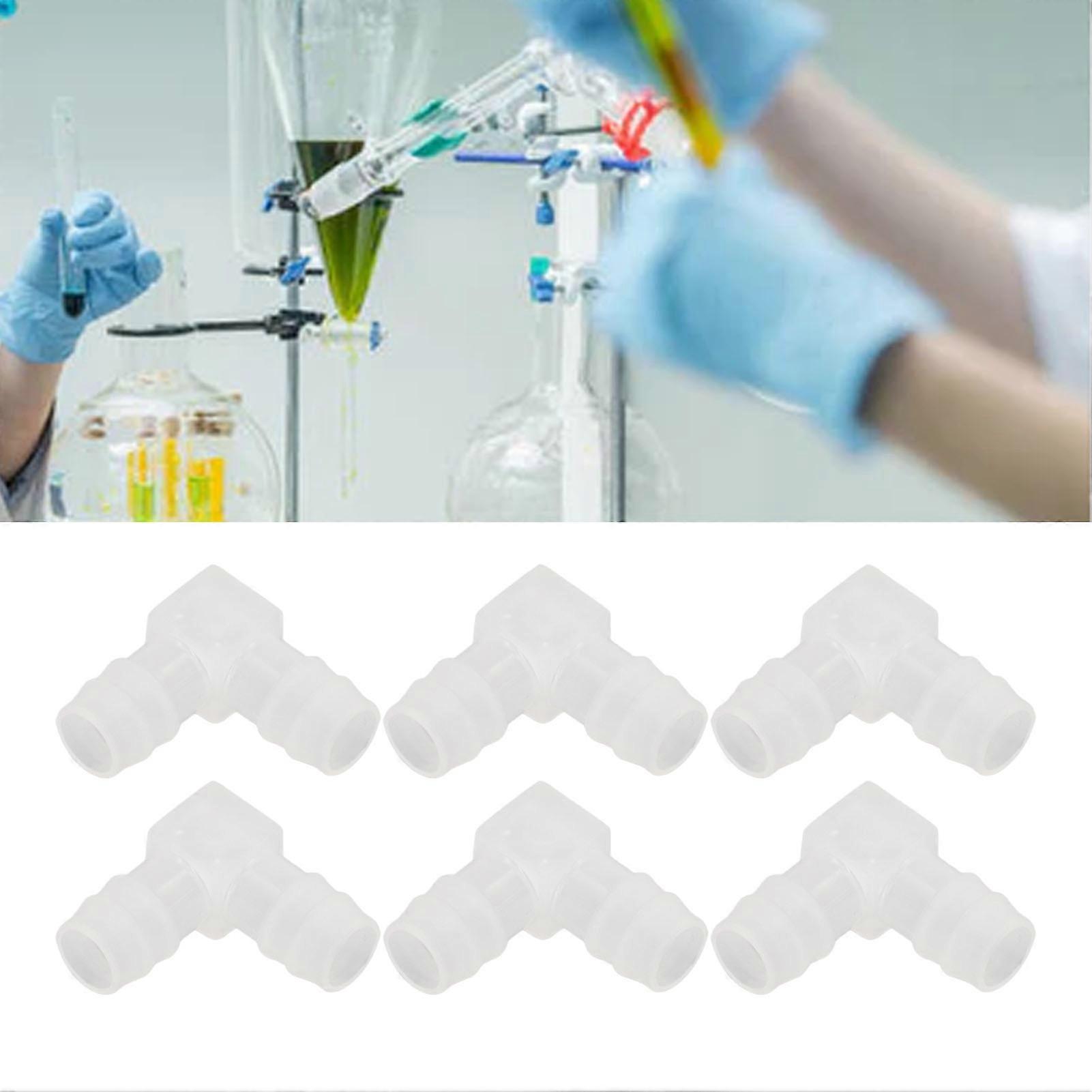 10Pcs 90° Elbow PP Hose Joint Connector 12mm 0.47in Odorless