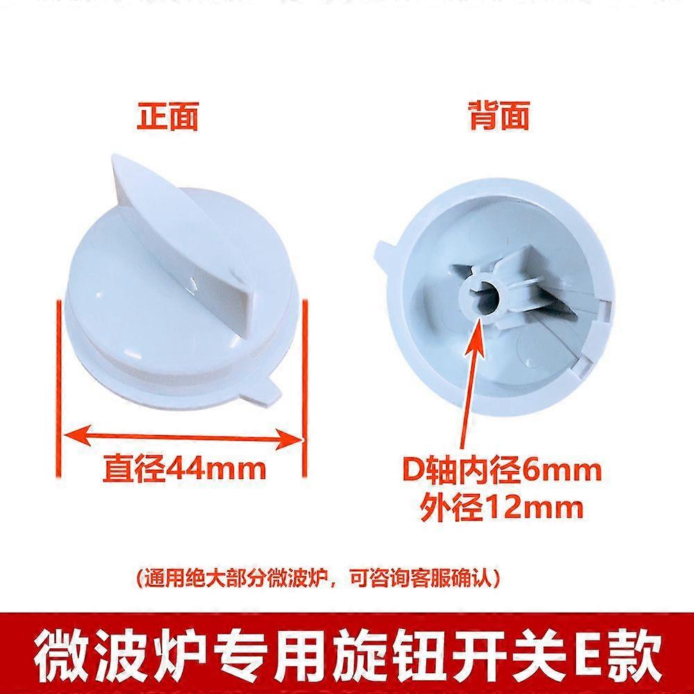 2pcs Microwave Control Knob: Universal Replacement Plastic Dial for Oven Temperature Adjustment - Shatterproof Microwave Spare Part for DIY Repairs