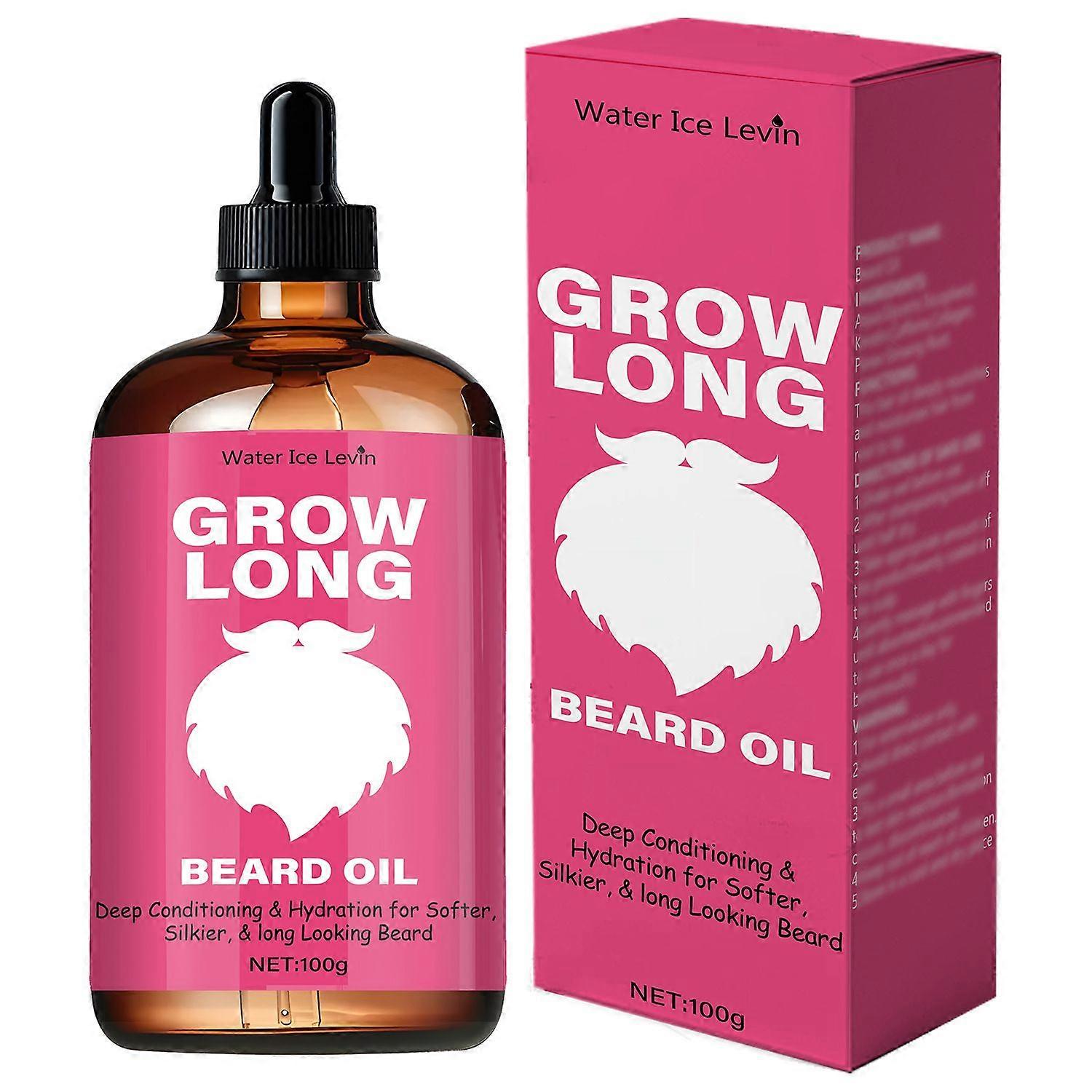 Beard Oil for Men - Beard Growth & Deep Conditioning & Hydration for Softer, Silkier, & long Looking Beard - Softener & Moisturizer - 100G