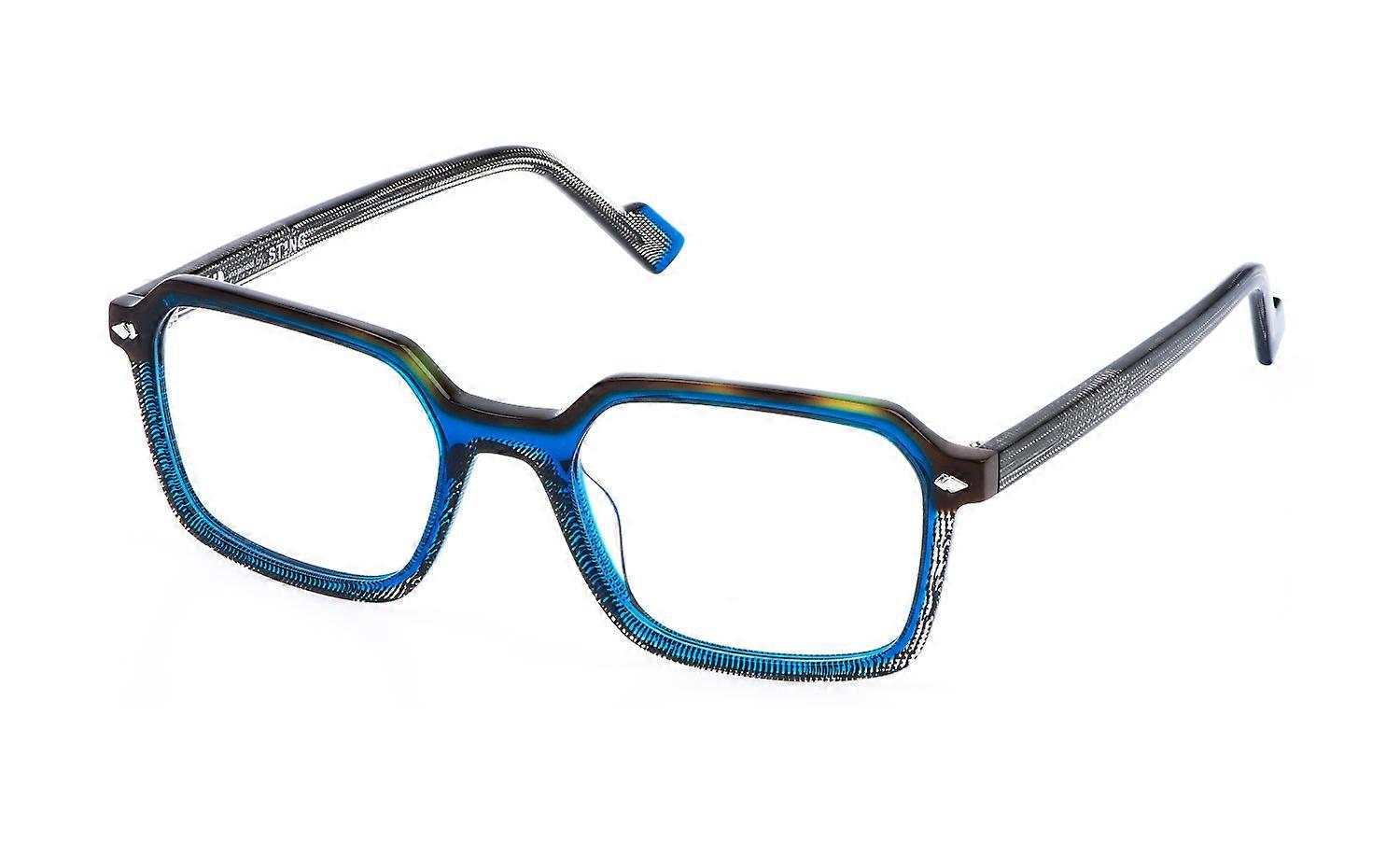 Eyewear Frames Sting VST543 0W47 BLU Transparent LUCIDO 53/20/145 MAN