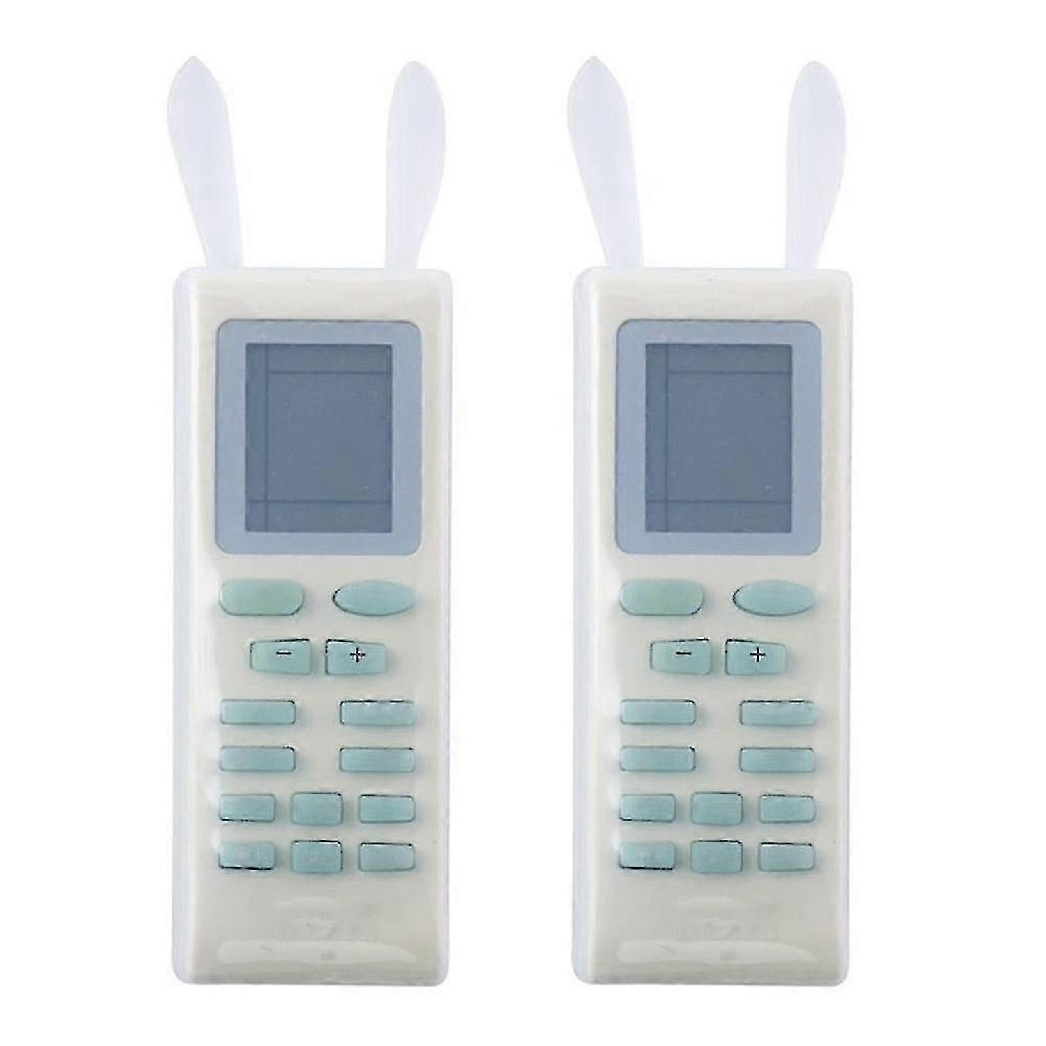 Transparent TV air remote control storage bag silicone protective cover