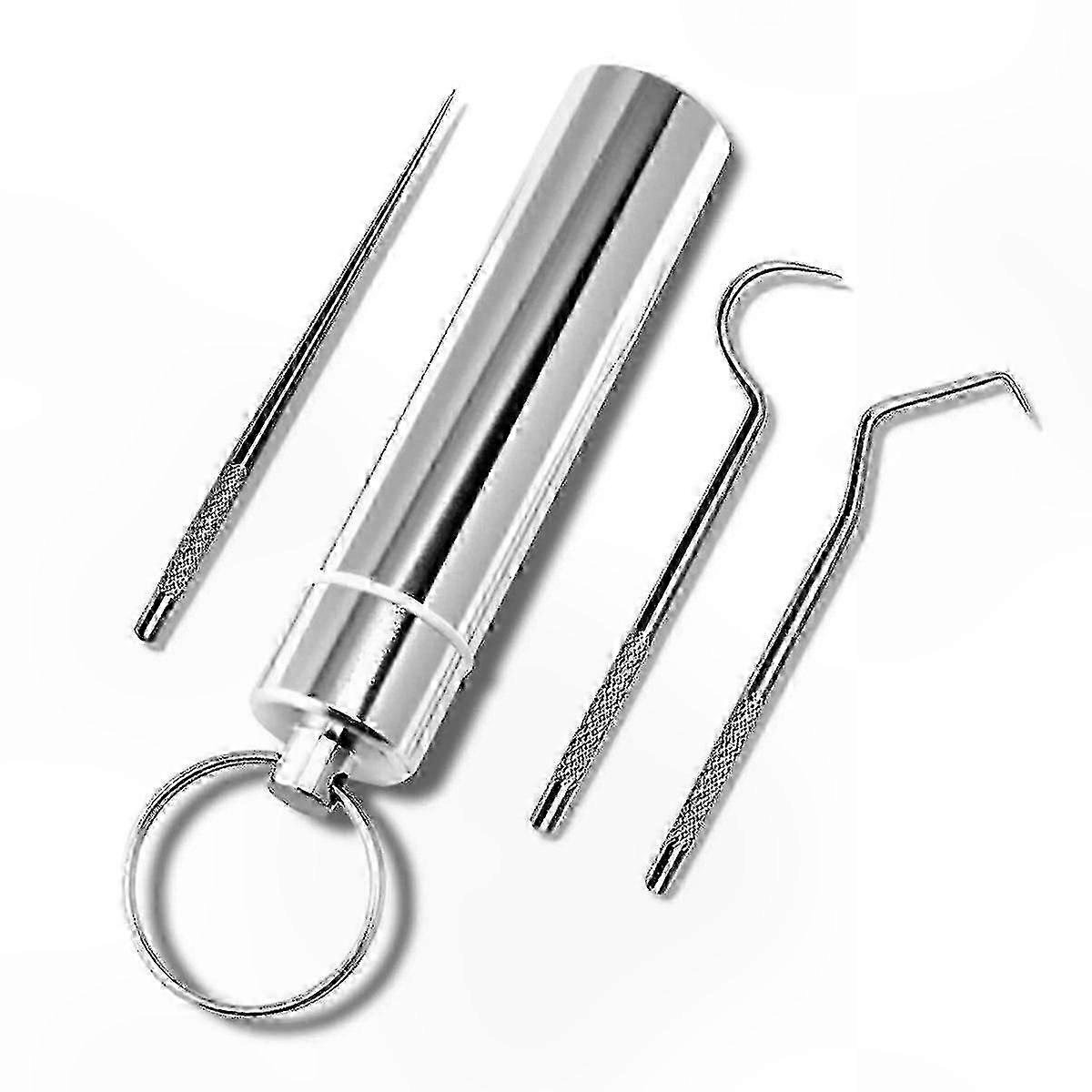 Stainless Steel Portable Toothpicks for Effective Teeth Cleaning