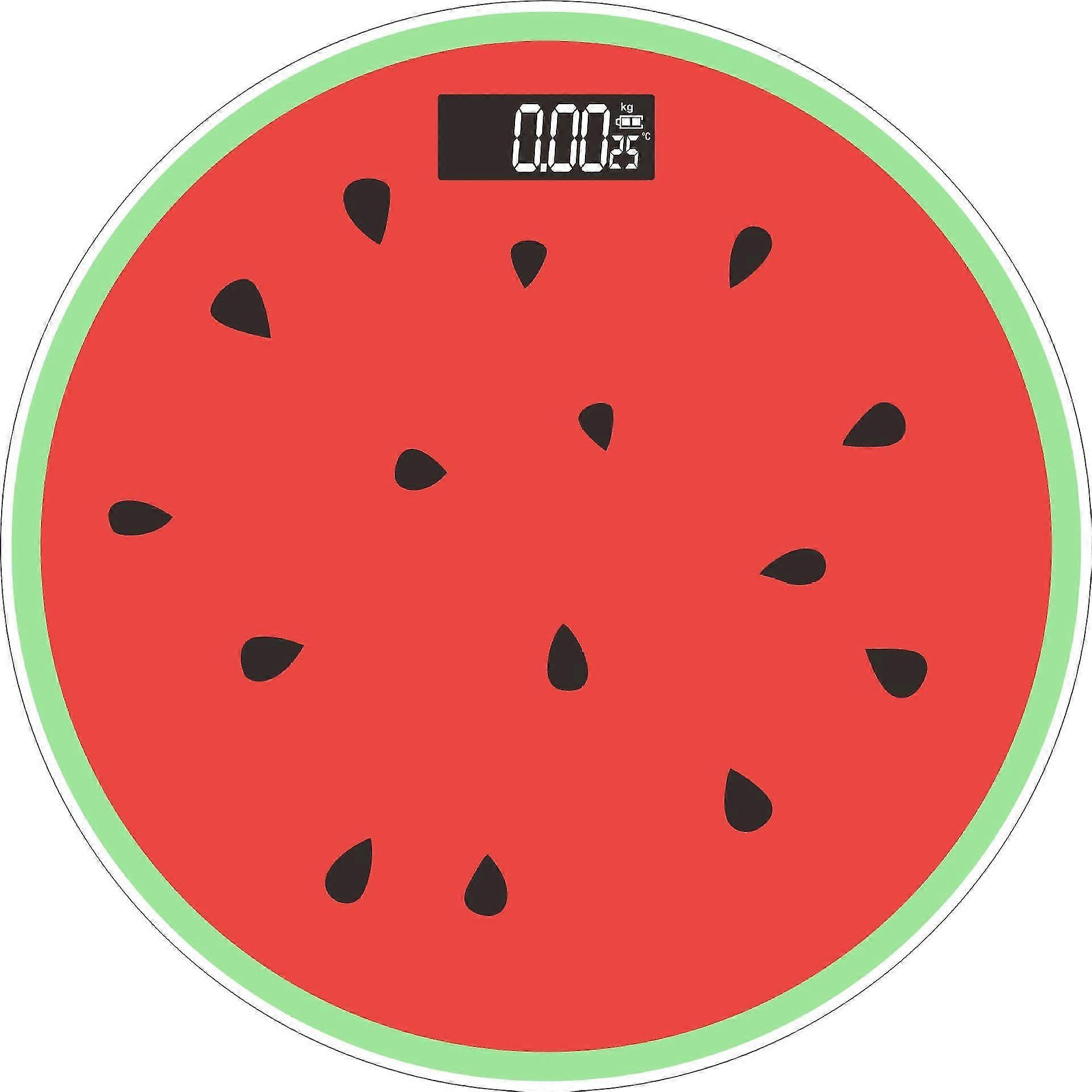 Smart Electronic Fruit-Shaped USB Charging Digital Bathroom Scale with Round Corners