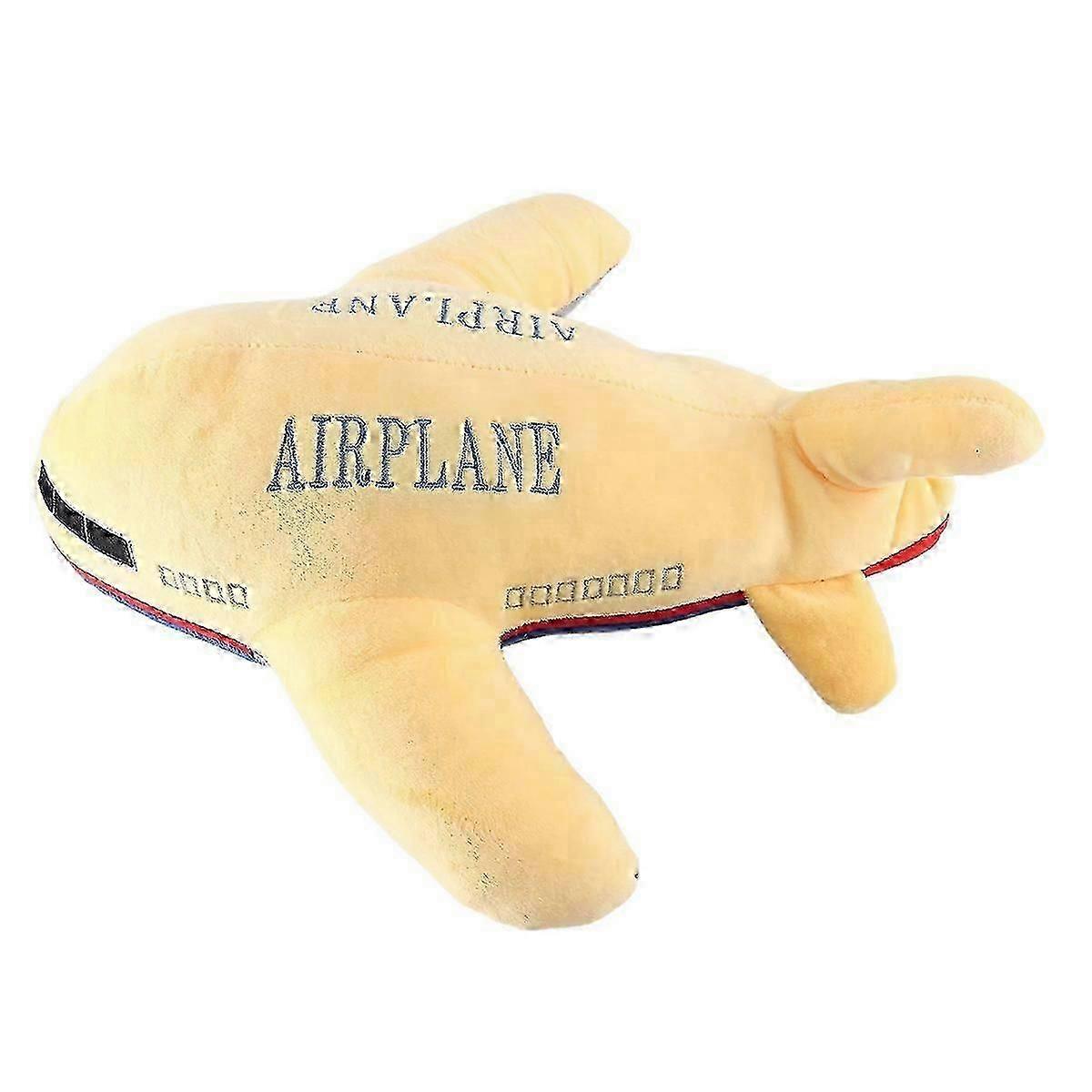 38cm Simulation Airplane Plush Toy Kids Sleeping Cushion Soft -DF