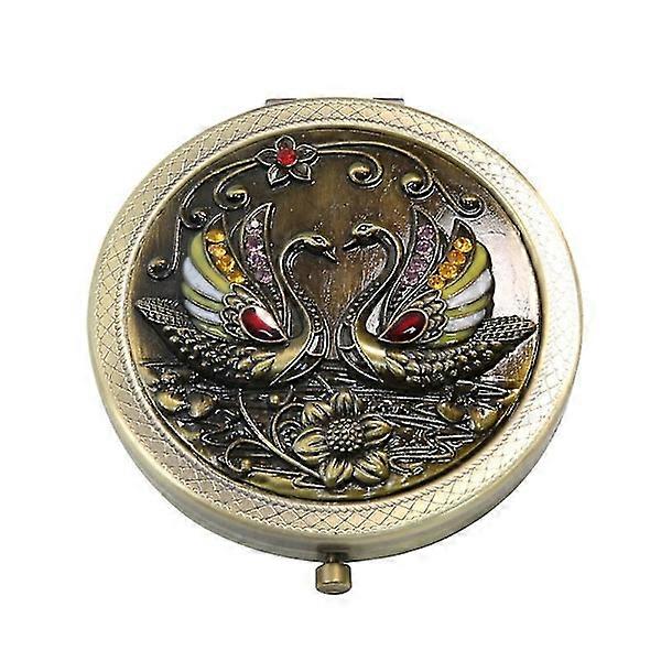 Mini Shaped Pocket Compact Circle Shaped Mirror