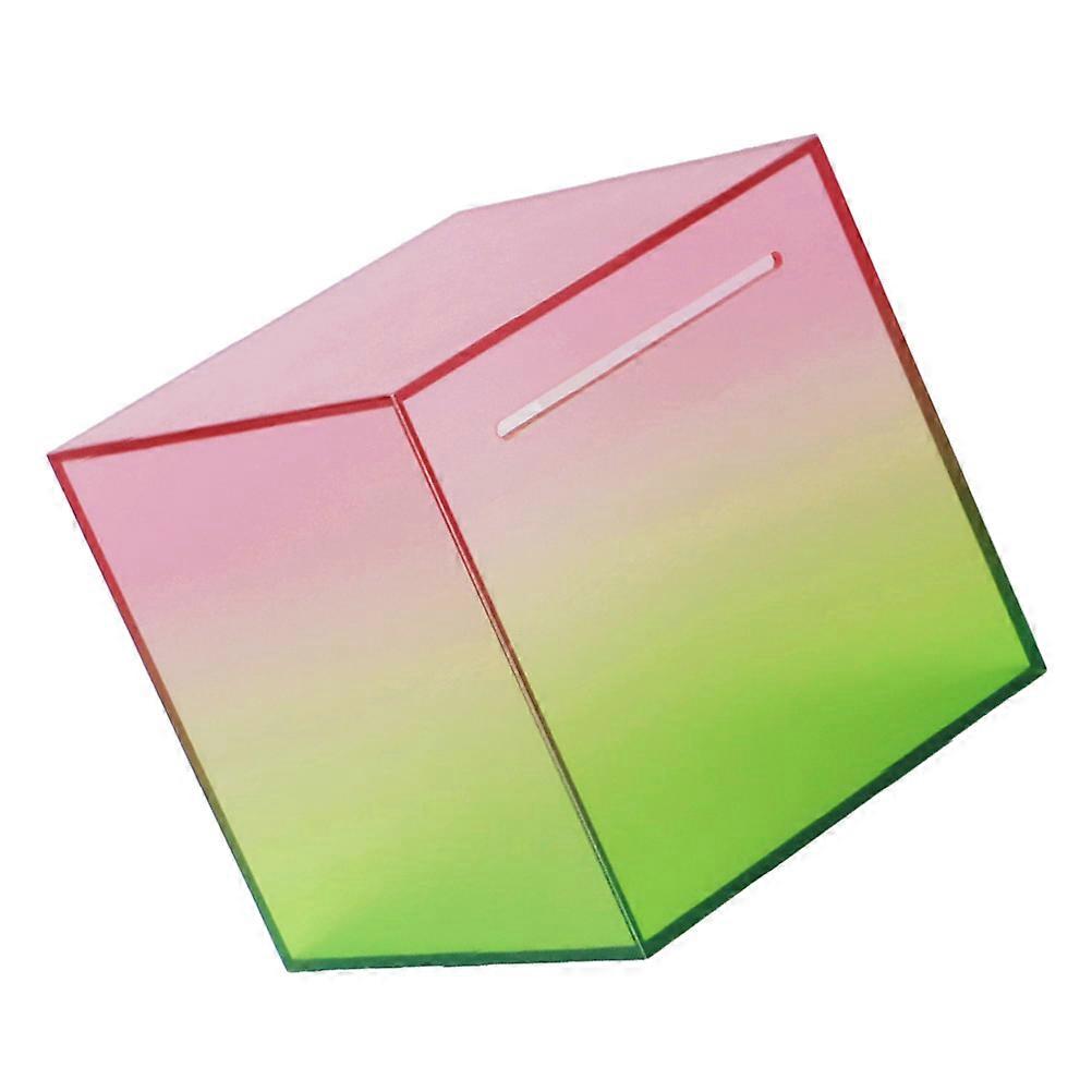 Multi Acrylic Piggy Bank for Cash Saving with 5Pcs Durable Containers