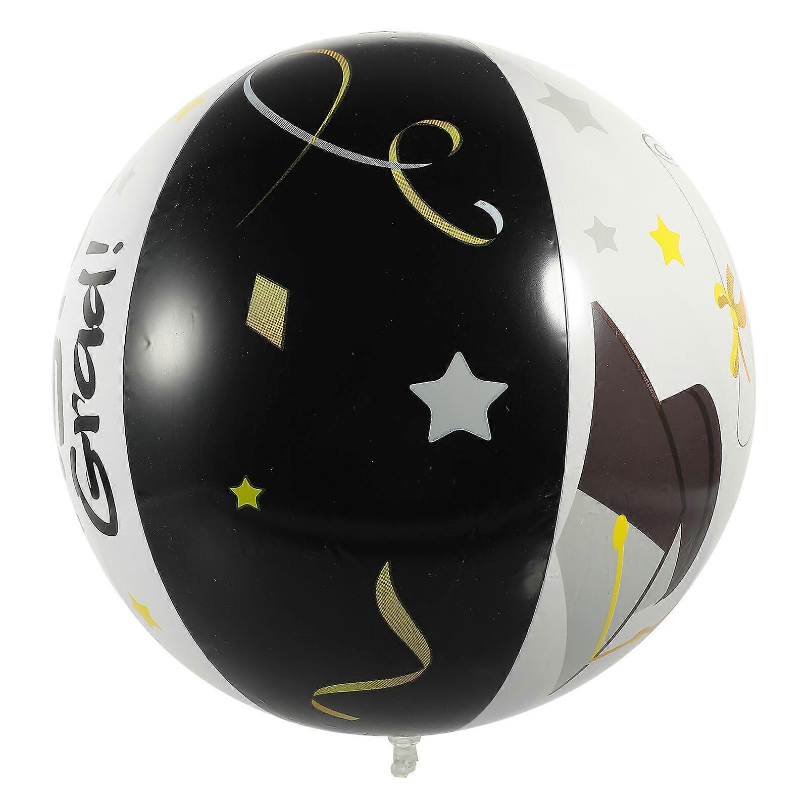 Graduation Season Inflatable Beach Ball For Indoor Play Thickened Toy 30CM PVC Material 1Set