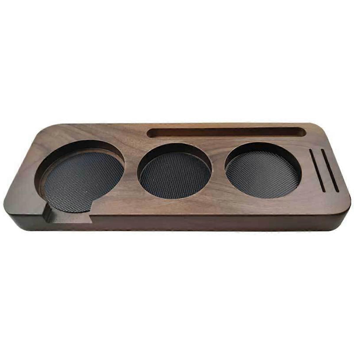 Coffee Tamper Station Stand Coffee Portafilter Holder Presser Stand,A