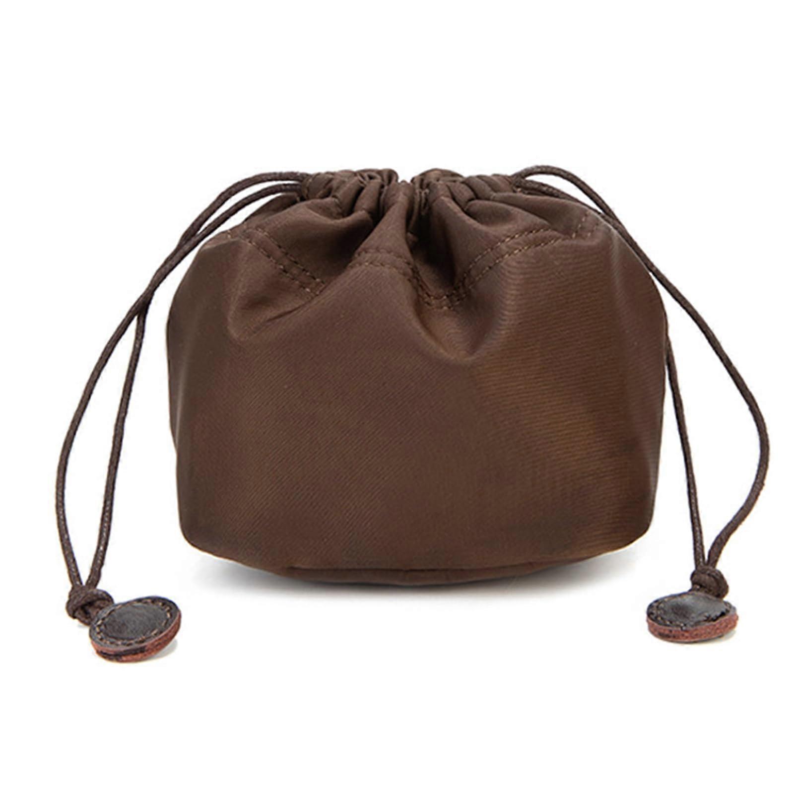 Nylon Inner Bag Organizer Insert For Bucket Purse, Shoulder Crossbody Drawstring Design