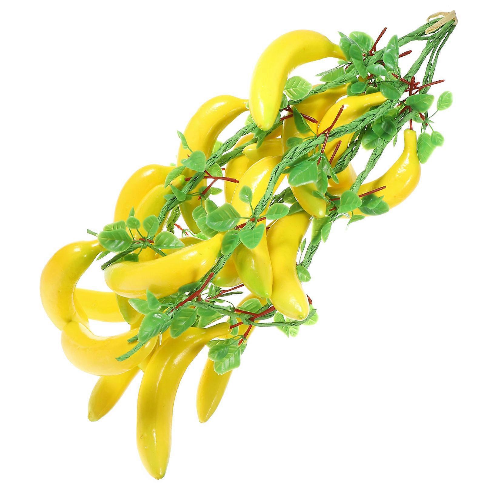 Artificial Banana Strings 10Pcs Farmhouse Style Decoration Perfect For Home Decor Photography Props Multi Color